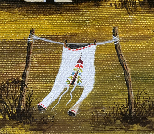 Originální obraz: Zafúkané - 20x20cm — foto 3