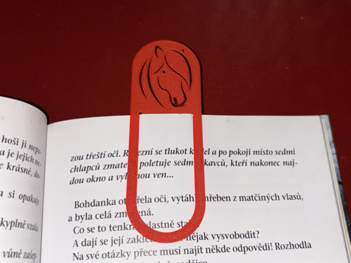 (22) Záložka do knihy - kůň — foto 3