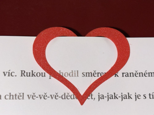 Záložka, sponka - srdce — foto 3