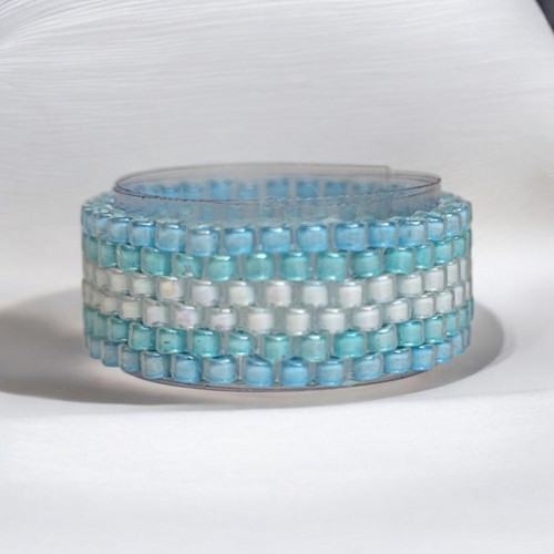 Ocean Mosaic ring | Peyote | TOHO Beads TOHO — foto 2