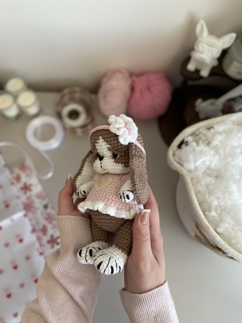 Háčkovaný pejsek Mila - mini holčička — foto 4