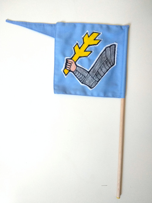 Rod Ruthardů praporek/ Ruthard handflag — foto 2