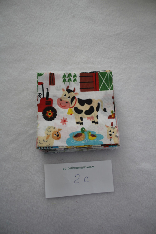 Zbytky látek na patchwork (2c), 80 kusů — foto 2