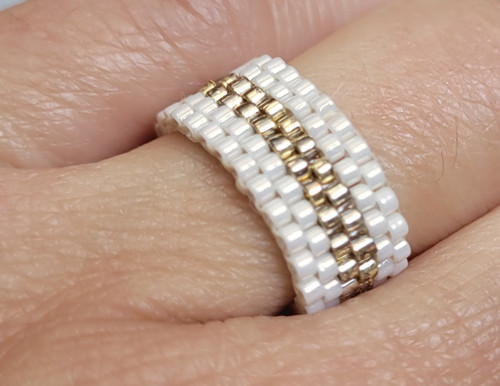 Golden Pearl | TOHO | prsten — foto 4