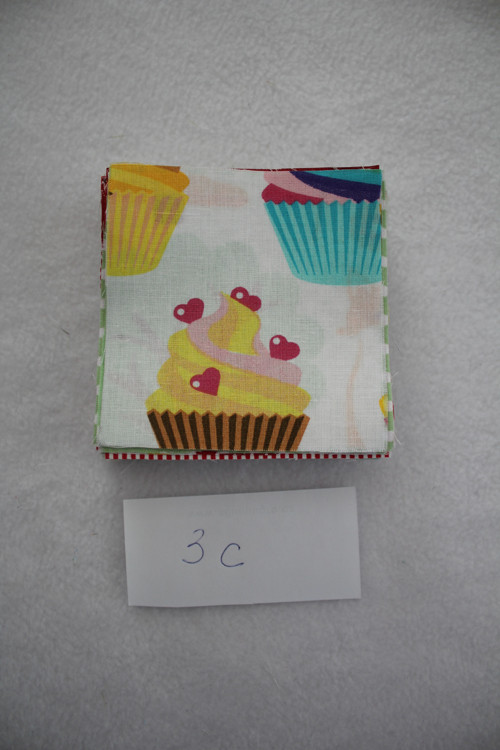 Zbytky látek na patchwork (3c), 80 kusů — foto 2