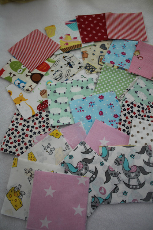 Zbytky látek na patchwork (3c), 80 kusů — foto 3