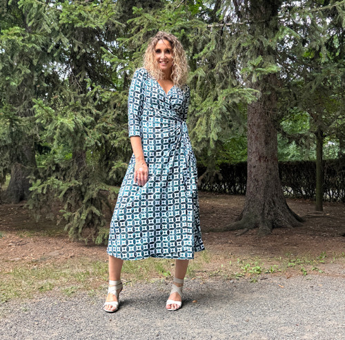 Zvonové zavinovací bílo zelené — foto 3