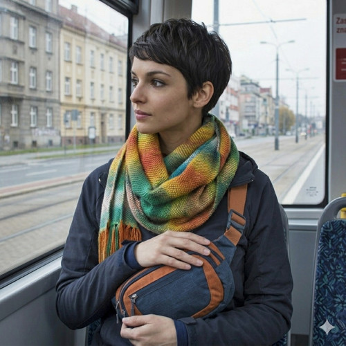 RUČNĚ TKANÁ ŠÁLA - PLÉD - BÁRA — foto 2