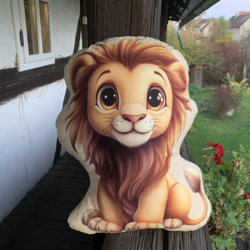 Lvíček - 3D polštář — foto 5