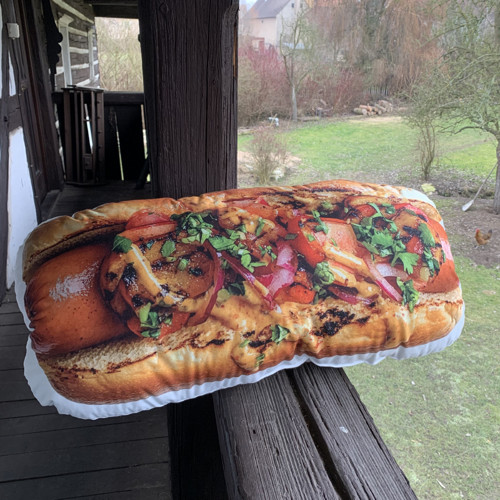 Velký Hot dog - 3D polštář — foto 4