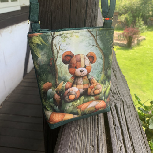Medvídek se zelenou - mini kabelka — foto 5