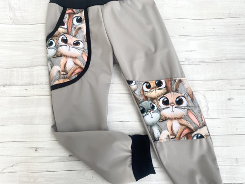 Softshell letní kalhoty Zajíčci — foto 2