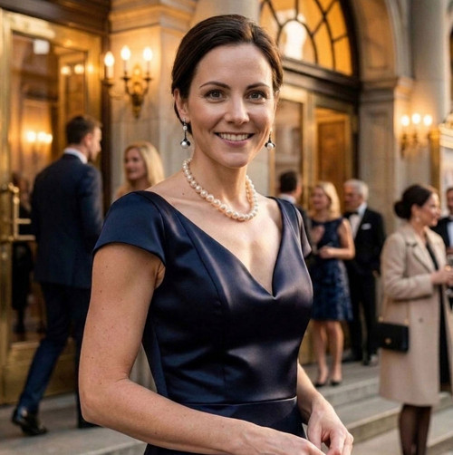 Náušnice - černé s perličkou — foto 6