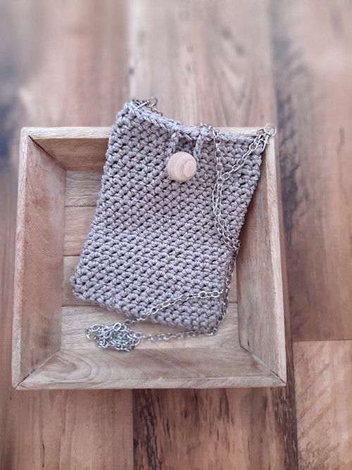 Kabelka crossbody béžová — foto 3