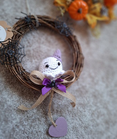 Hallowenský věnec na dveře — foto 2