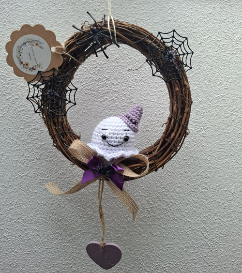 Hallowenský věnec na dveře — foto 4