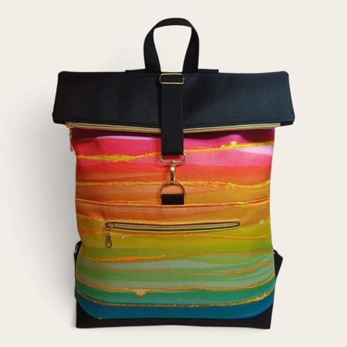 Batoh FLIP XL Rainbow Gold — foto 3