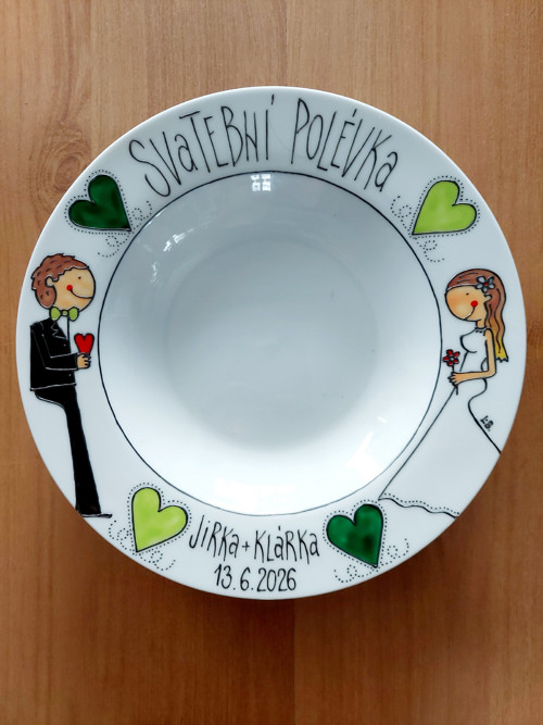 Talíř na svatební polévku — foto 4