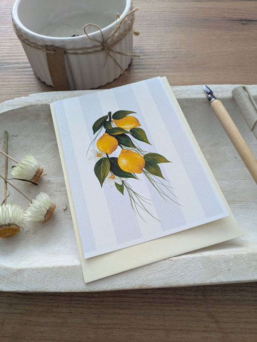 Papírové přání citrony — foto 2