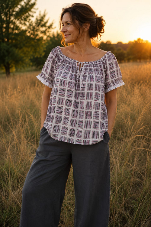 Mušelínová halenka " Carmen " — foto 6