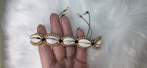 ​Letní boho náramek na nohu „Sol“ — foto 3