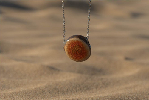 Sunset- autorský handmade náhrdelník — foto 3
