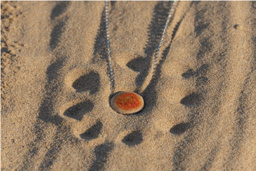 Sunset- autorský handmade náhrdelník — foto 2