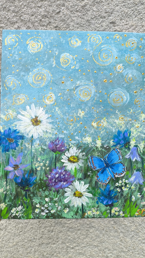 Šeptání louky 18×23 cm — foto 5