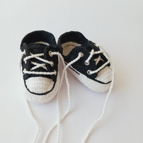 Háčkované tenisky - 9 cm — foto 2
