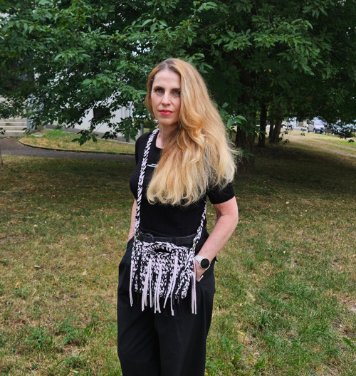 Black & Blush | háčkovaná kabelka Atelier Petite — foto 2