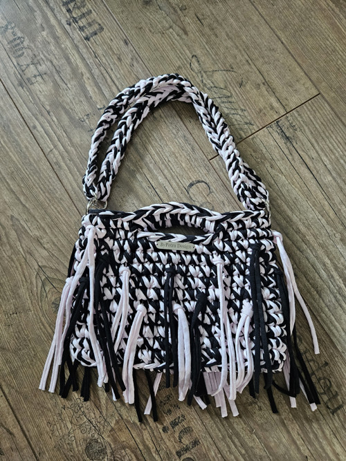 Black & Blush | háčkovaná kabelka Atelier Petite — foto 5