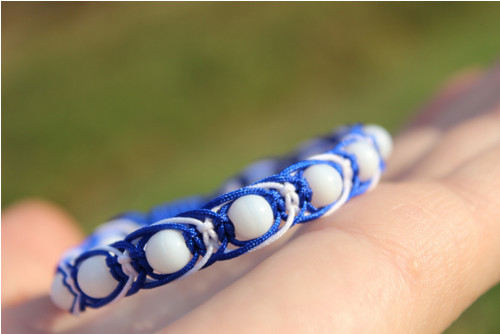 Námořnický. Náramek macramé — foto 3