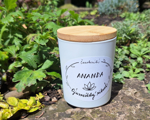 Svíčka "ANANDA - ájurvédský rituál" — foto 2