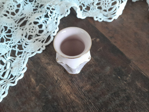 Retro vázička.....růžový porcelán — foto 2