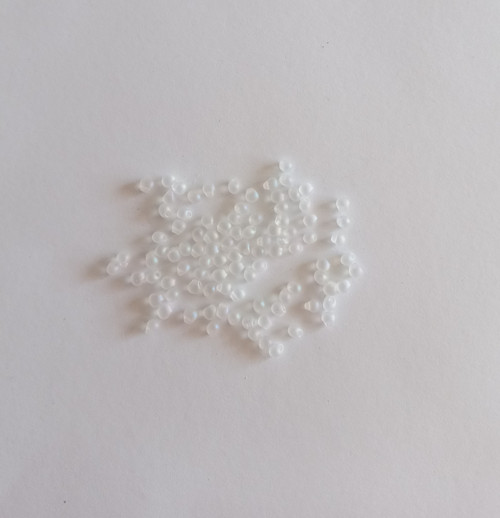 Miyuki Drop - Transparent Crystal AB 3, 4 mm — foto 2