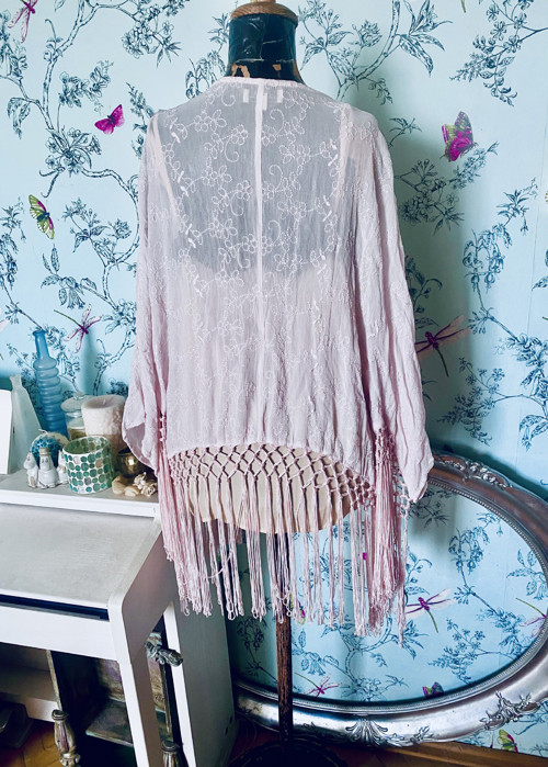 Kardigan boho s třásněma — foto 5