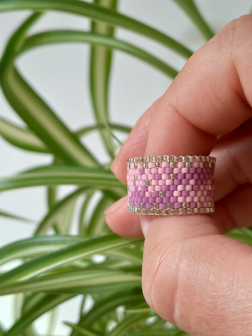 Prsten - Pink and Violet — foto 3