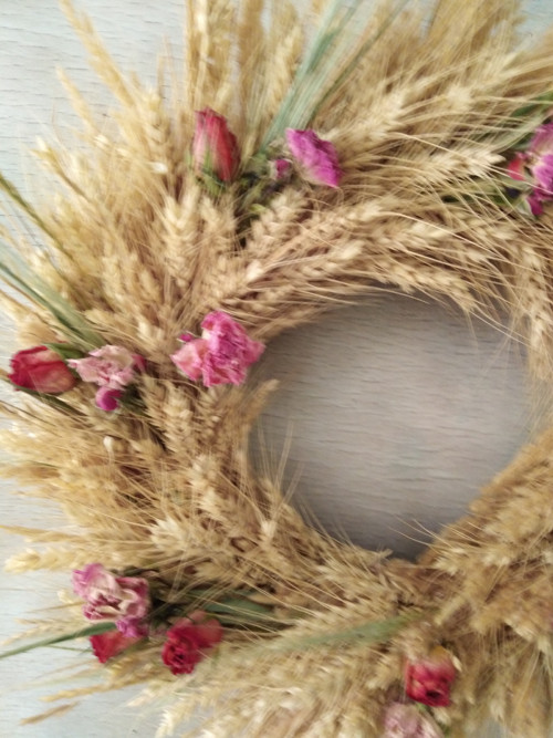 Věneček - obilí, sušené růžičky — foto 4