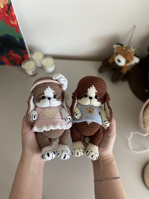 Háčkovaný pejsek Arčí - mini chlapeček — foto 4