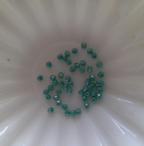 Ohňovky - Turquoise Green Luster, 3 mm — foto 2