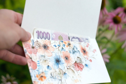 Dárková obálka na peníze Anemone — foto 2