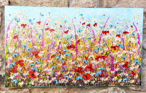Letní louka.......70x120cm — foto 2