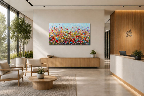 Letní louka.......70x120cm — foto 5