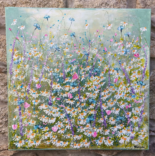 Kopretiny......60x60cm — foto 2