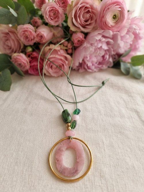 Romantic rose - dámský náhrdelník — foto 2
