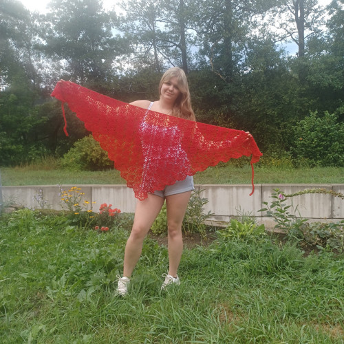 Krajkový šátek — foto 4