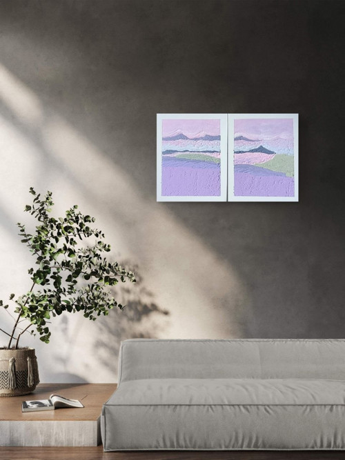 Strukturovaný diptych „Harmonie“ — foto 4