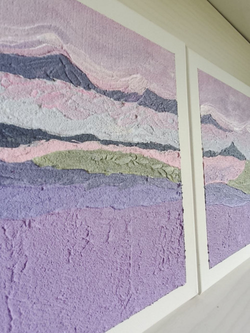 Strukturovaný diptych „Harmonie“ — foto 2