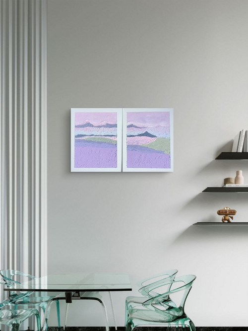 Strukturovaný diptych „Harmonie“ — foto 5