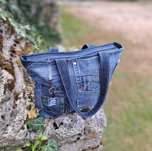 Kabelka džínová crazy — foto 6